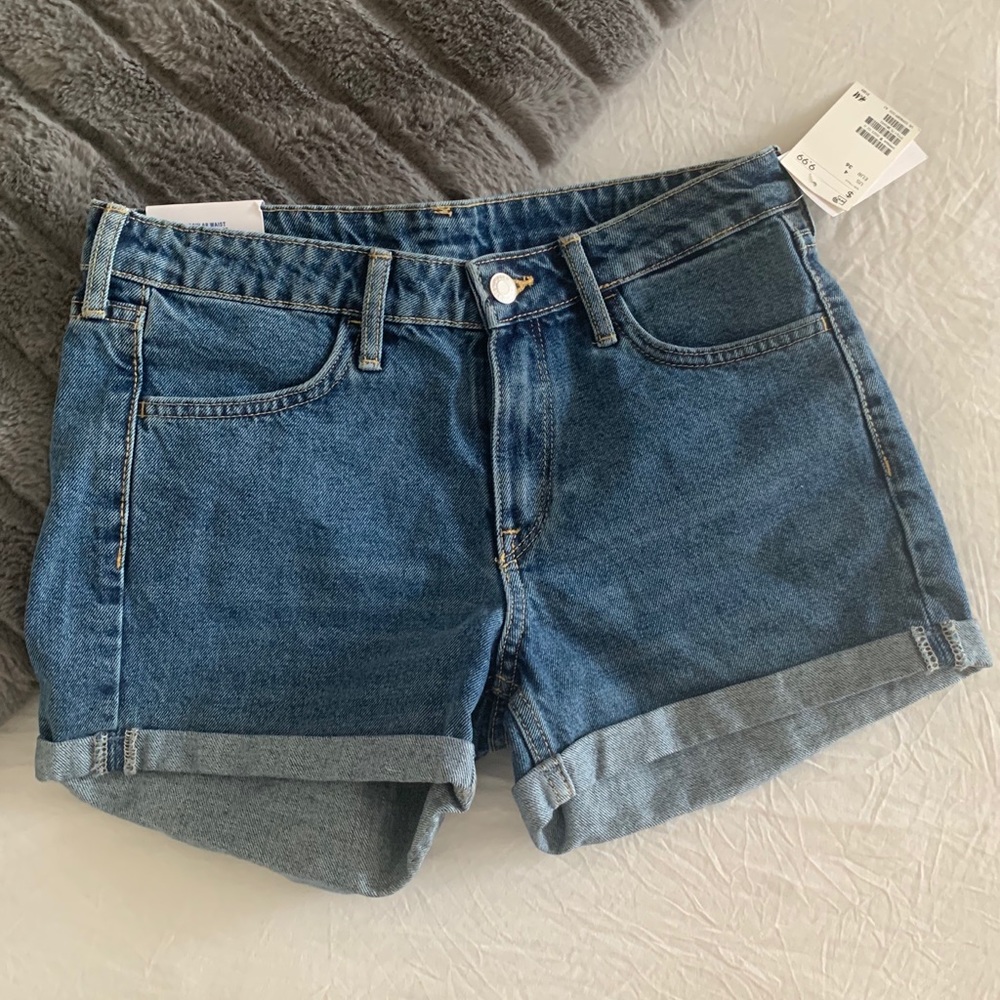 Denim shorts